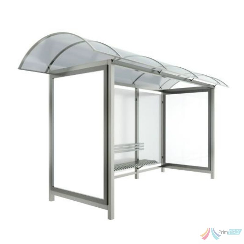 Stațiile de autobuz sunt realizate pe structură metalică rezistentă, din țeavă rectangulară sau țeavă rotundă, fiind concepute pentru utilizare în spații publice, străzi sau zone rezidențiale. Acestea sunt echipate cu panouri laterale și acoperiș din policarbonat compact, policarbonat celular sau sticlă securizată, precum și cu panouri informative, oferind protecție și funcționalitate în orice condiții. Construcția robustă asigură durabilitate ridicată și rezistență la intemperii, fiind ideală pentru proiecte de mobilier urban și transport public. Oferim personalizare completă, astfel încât produsul să se integreze perfect în orice proiect: sistem de prindere la alegere: fixare în beton sau montaj cu conexpanduri vopsire elemente metalice în orice culoare din paletarul RAL alegerea materialelor pentru acoperiș și panouri laterale posibilitate integrare panouri informative modificări de dimensiuni și configurație în funcție de cerințe Stațiile de autobuz pot fi realizate la comandă, adaptate complet nevoilor clientului, oferind siguranță, confort și un design modern pentru spațiile urbane. Statie de autobuz PRO05 - imagine 1