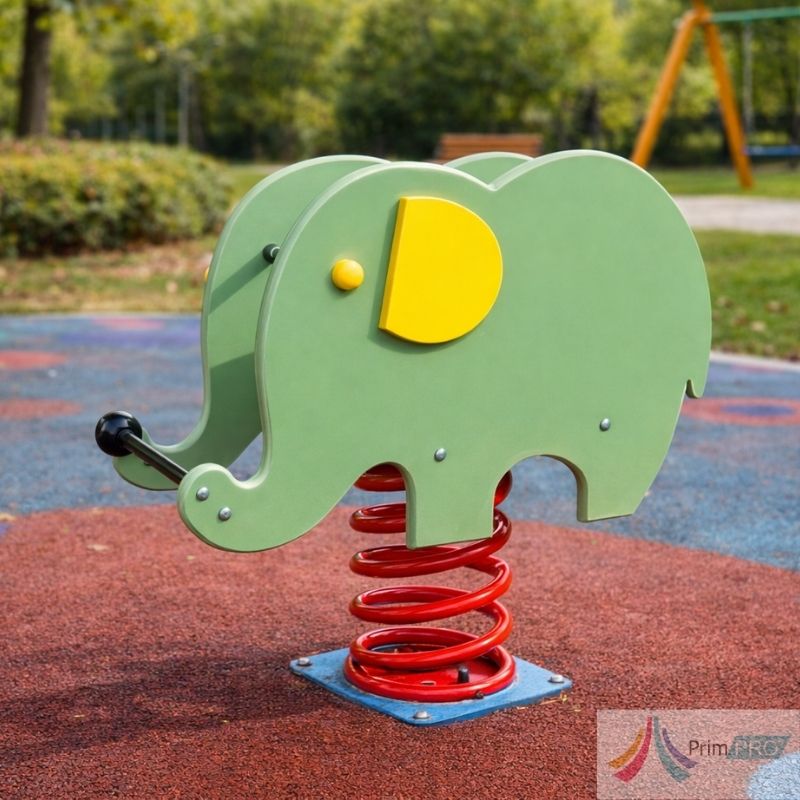 WENGE (27) Balansoar pe arc elefant Cod: PROEJBA-E - imagine 1