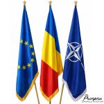 🏳 Steag/Drapel UE 135×90 CM INTERIOR Premium Protocol Satinat Nr. Ref. 34 SEAP. - imagine 2