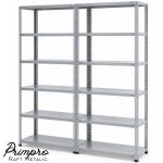 🗄️ Raft Metalic Arhivare AR-100 – 100x80x40 cm, 5 Polițe, 100 kg/Poliță