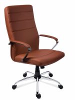 💼 Scaun Directorial PROZenith – Spătar Înalt, Oscilant, Oțel Cromat, Design Premium