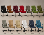 💼 Scaun Vizitator PRO5650/S Sett – Cantilever, Ergonomic, Oțel Cromat, Design Premium - imagine 2