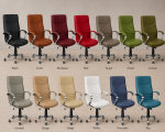 💼 Scaun Directorial PRO5600 Eco – Oscilant, Spătar Înalt, Oțel Cromat, Design Ergonomic - imagine 2