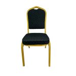 Scaun Conferință Negru / Auriu – PROB030 - imagine 5