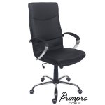💼 Scaun Directorial PRO5600 Eco – Oscilant, Spătar Înalt, Oțel Cromat, Design Ergonomic