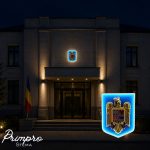 Stema României în Basorelief Luminoasă Exterior / Interior UV
