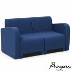 🛋️ PRORubico 200 BR – Canapea modulară 2 locuri cu brațe