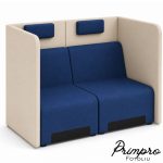 🪑 PRORubico Lounge 102 – Canapea fonoabsorbantă 2 locuri