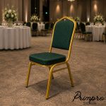 🪑 PROG-020 – Scaun conferință tapițat Verde