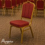 Scaun Conferință PROSY-15 Roșu cu Romb Mare