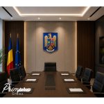 Stemă M.A.I. în Basorelief Oficiala – Exterior / Interior UV