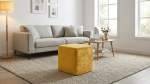 🧊 PROKubo – Taburet cubic tapițat - imagine 3