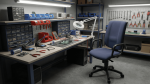 🪑 Scaun ergonomic antistatic ESD – Model PRO1380