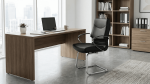 💼 Scaun Vizitator PRO5650/S Sett – Cantilever, Ergonomic, Oțel Cromat, Design Premium - imagine 4