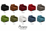 🪑 PRORubico 100 BR – Fotoliu modular 1 loc cu brațe - imagine 2
